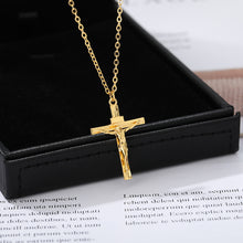 Load image into Gallery viewer, Stainless Steel Jesus Cross Necklace
